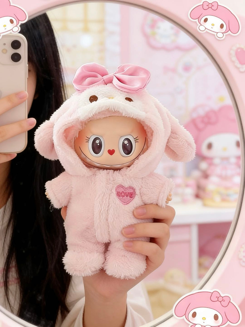 【Melody Cotton Puffer Coat】Clothes for LABUBU Doll (NO Doll)