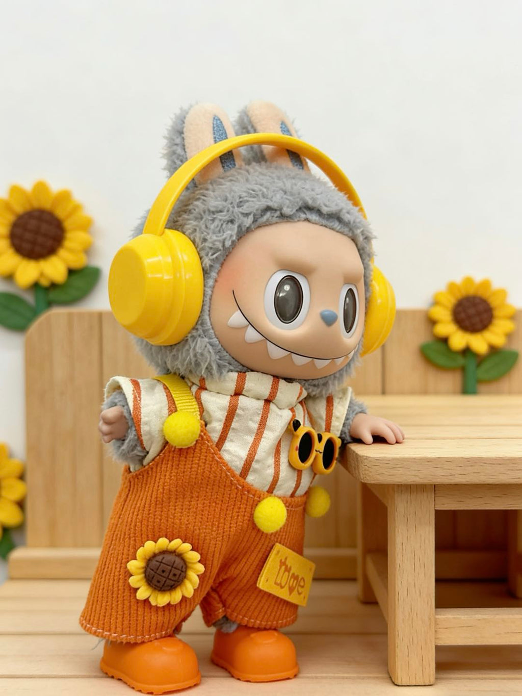 【Sunflower Bloom】Clothes for LABUBU Doll (NO Doll)