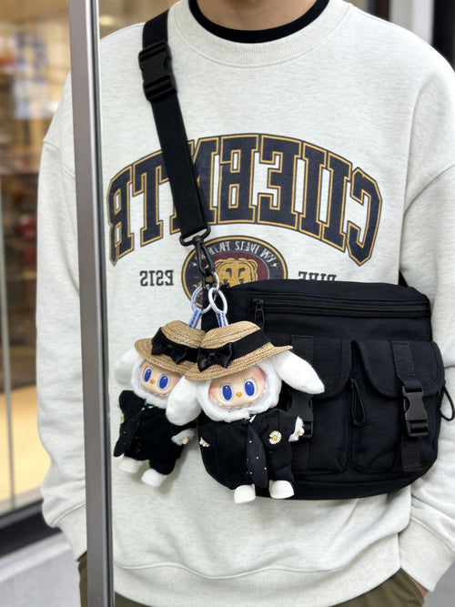 【Black Elegance Suit】Clothes for LABUBU Doll (NO Doll)