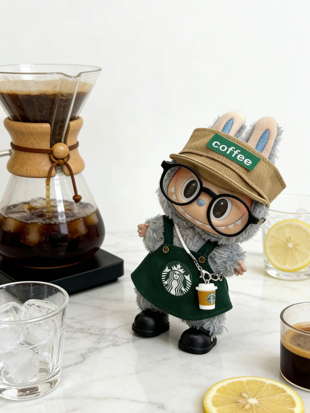 【Starbucks Apparel】Clothes for LABUBU Doll (NO Doll)