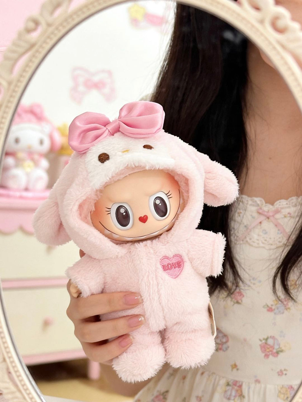 【Melody Cotton Puffer Coat】Clothes for LABUBU Doll (NO Doll)