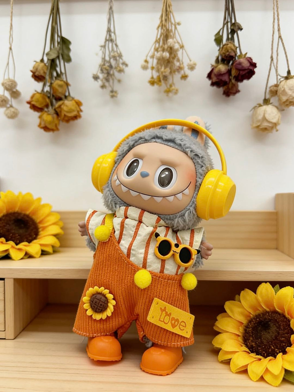 【Sunflower Bloom】Clothes for LABUBU Doll (NO Doll)