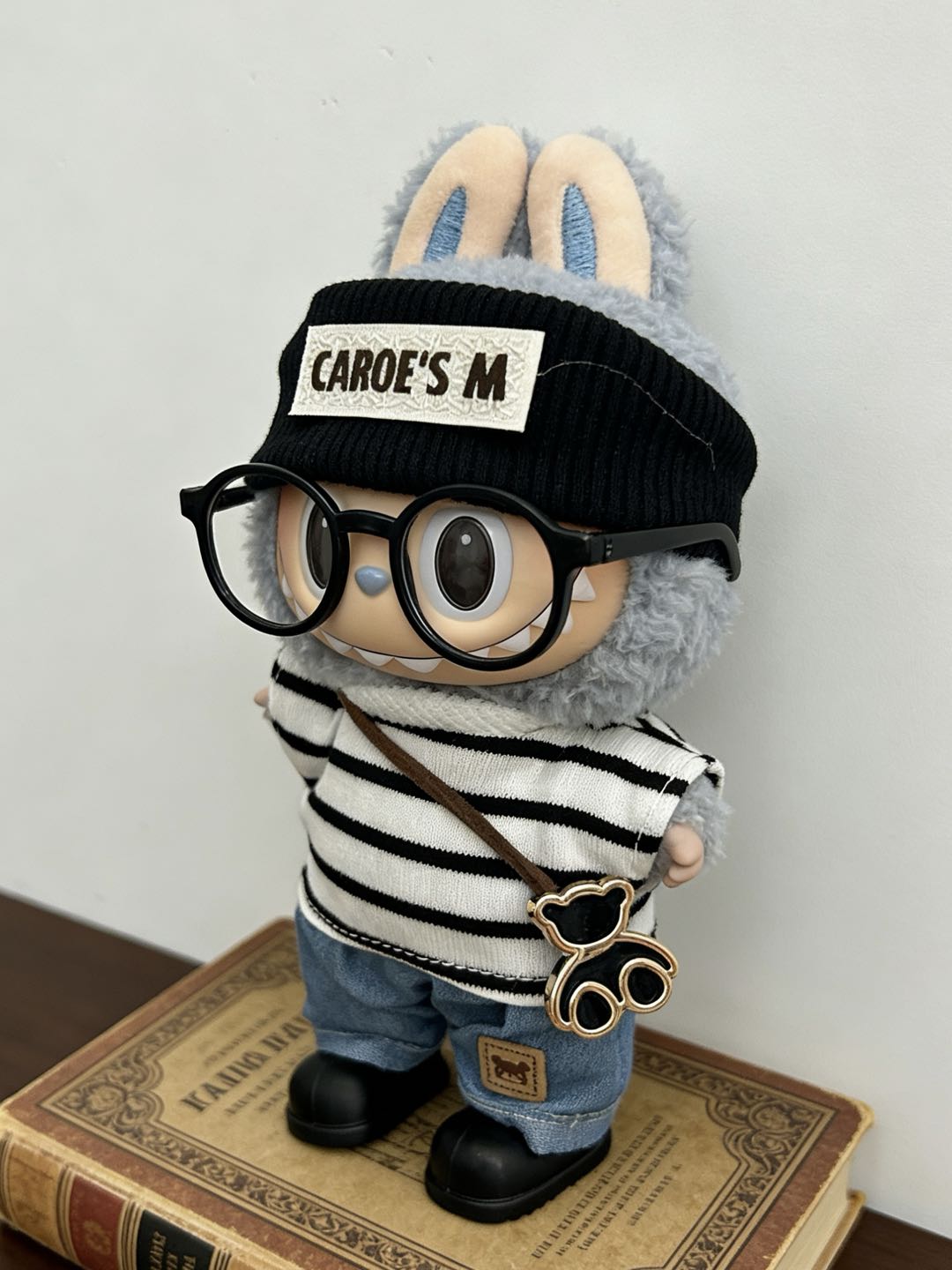 【Black Stripe】Clothes for LABUBU Doll (NO Doll)