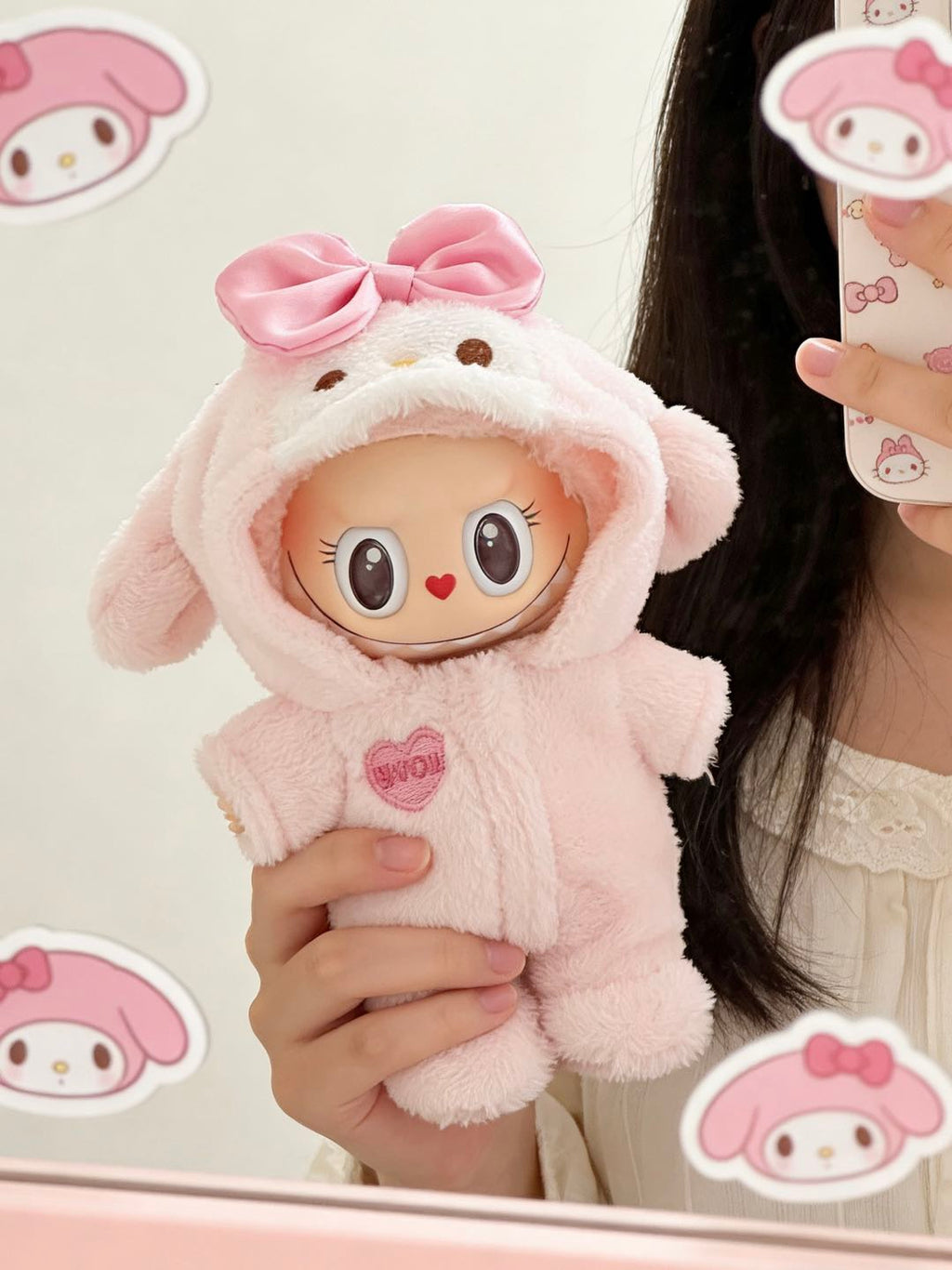 【Melody Cotton Puffer Coat】Clothes for LABUBU Doll (NO Doll)