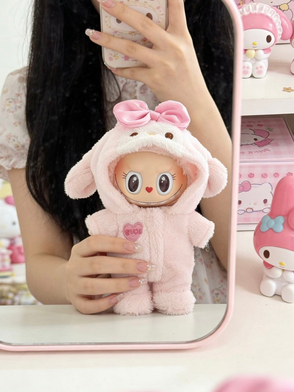 【Melody Cotton Puffer Coat】Clothes for LABUBU Doll (NO Doll)