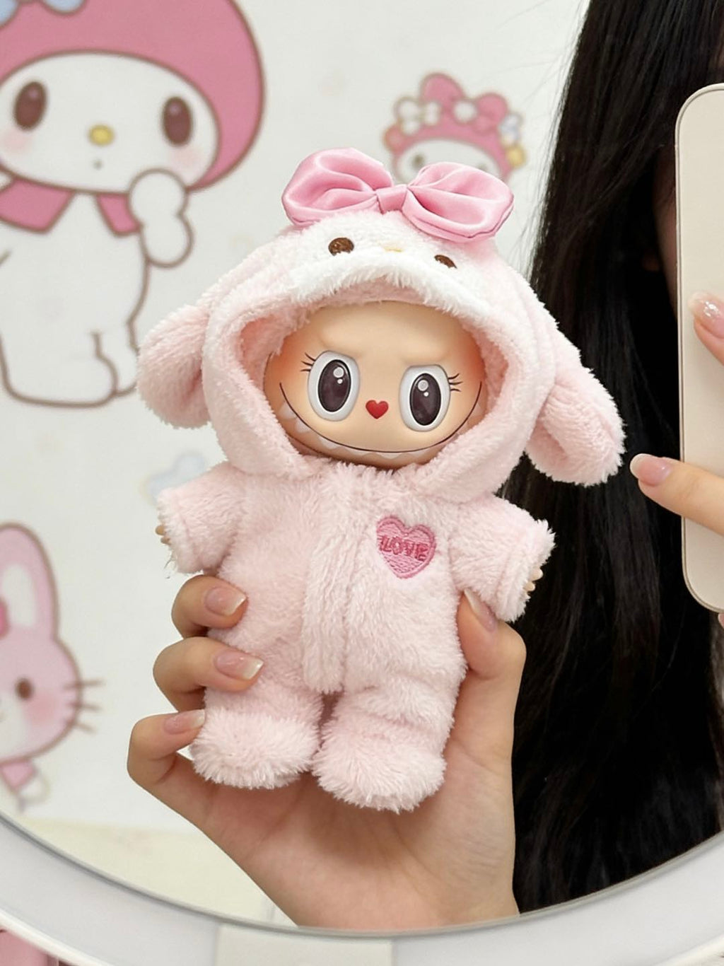 【Melody Cotton Puffer Coat】Clothes for LABUBU Doll (NO Doll)