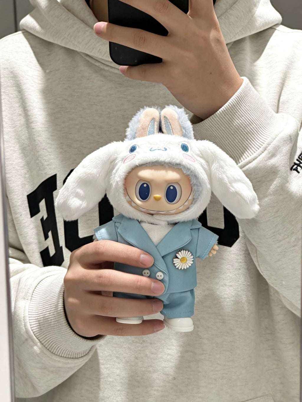 【GD Blue Suit】Clothes for LABUBU Doll (NO Doll)