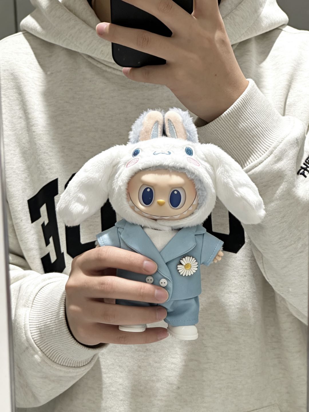 【GD Blue Suit】Clothes for LABUBU Doll (NO Doll)