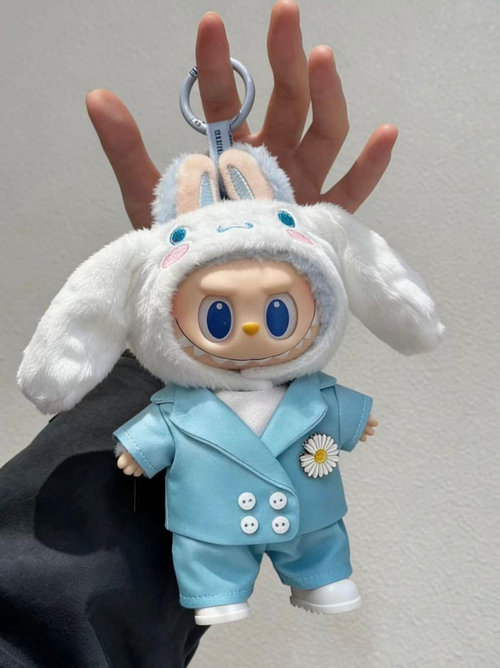 【GD Blue Suit】Clothes for LABUBU Doll (NO Doll)