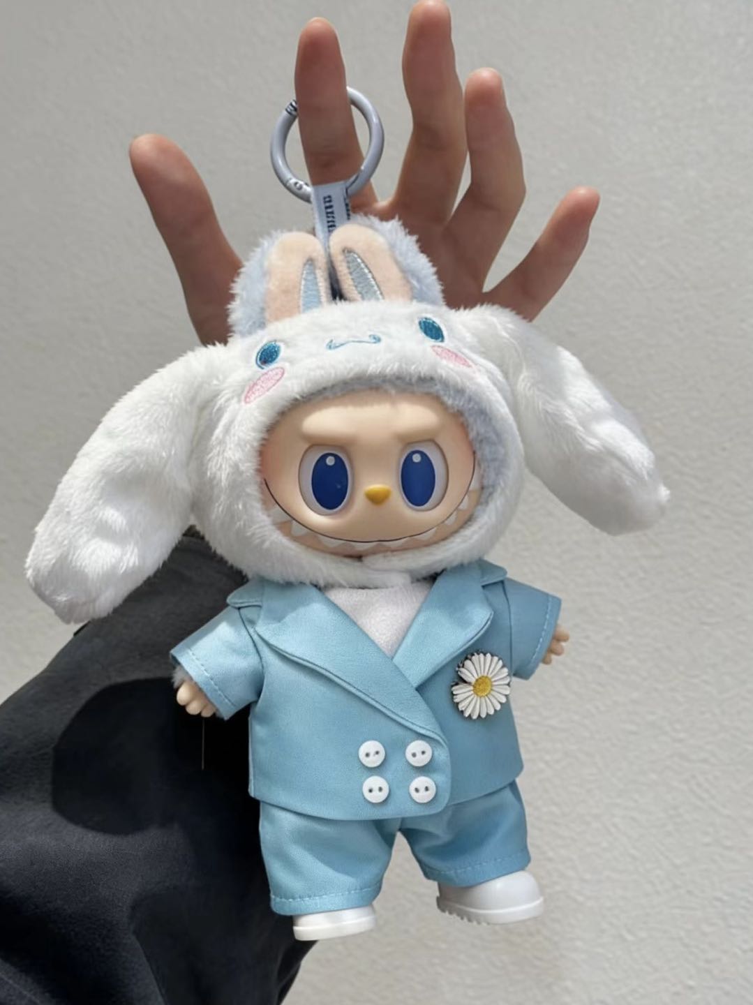 【GD Blue Suit】Clothes for LABUBU Doll (NO Doll)