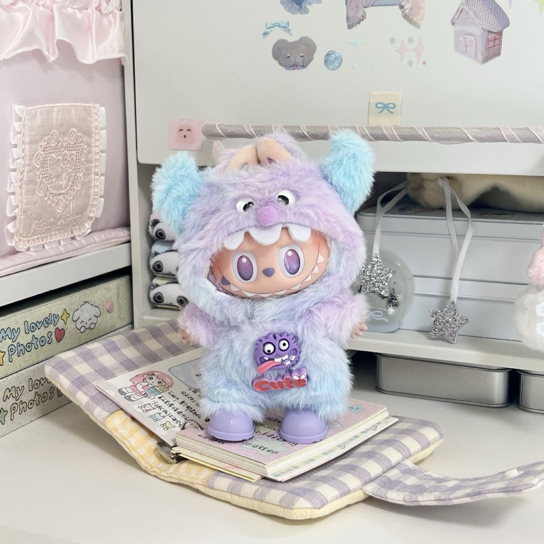 【Purple Little Monster】Clothes for LABUBU Doll (NO Doll)