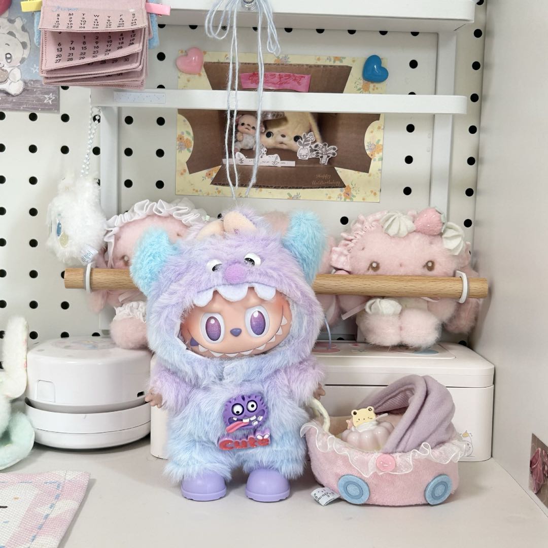 【Purple Little Monster】Clothes for LABUBU Doll (NO Doll)