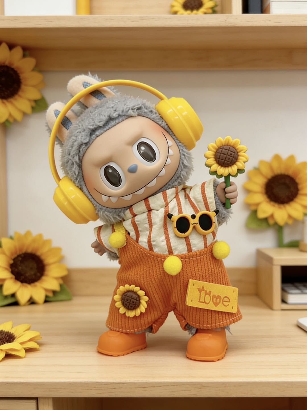 【Sunflower Bloom】Clothes for LABUBU Doll (NO Doll)