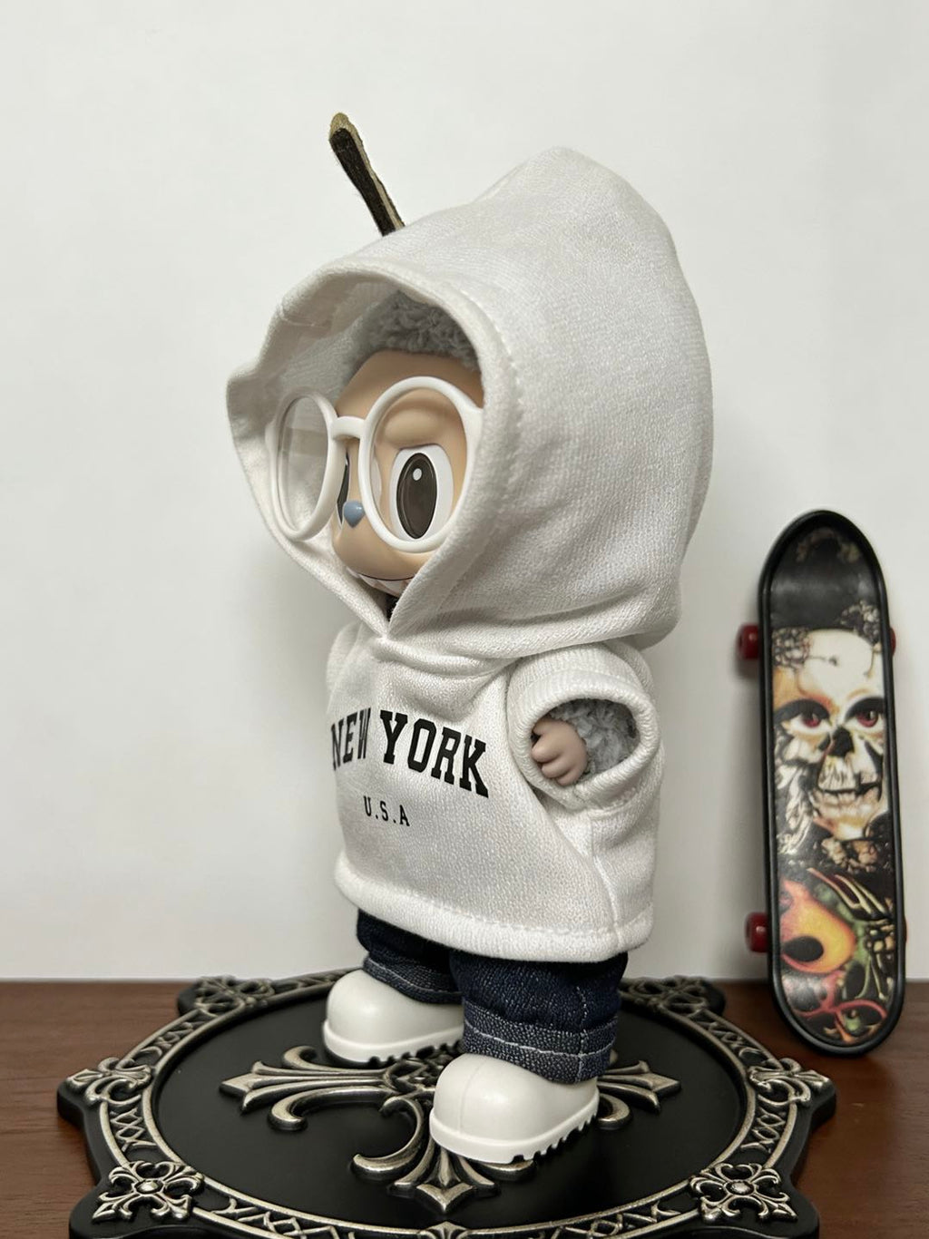 【New York White】Clothes for LABUBU Doll (NO Doll)